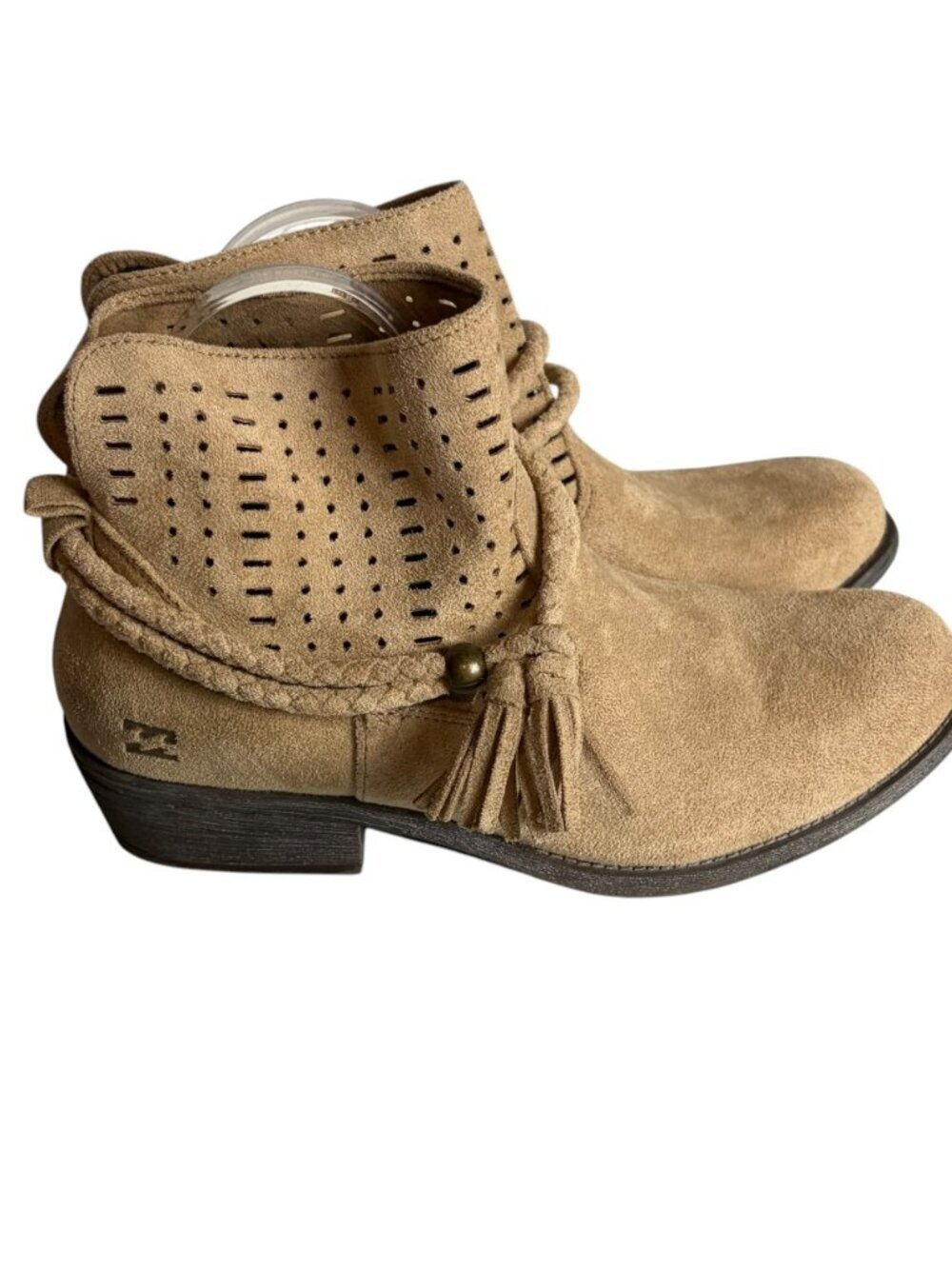 Billabong Women's Size 8.5 Nico Ankle Bootie Camel Brown Western Boho Shoes - Picture 2 of 7